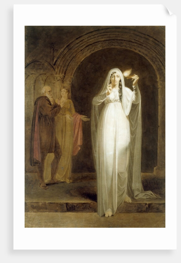 The Sleepwalking Scene, Act V, Scene I by Henry Pierce Bone