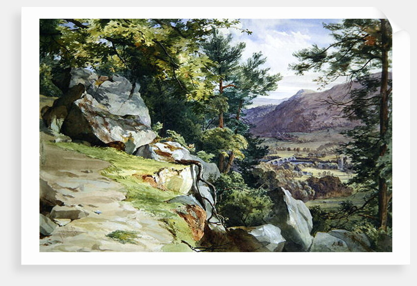 View of Craig-y-Barns, Dunkeld, Looking South, 1855 by John Henry Mole