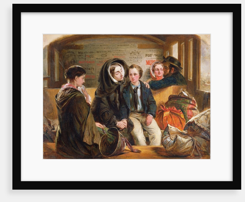 Second Class - The Parting 'Thus part we rich in sorrow, parting poor.', 1855 by Abraham Soloman