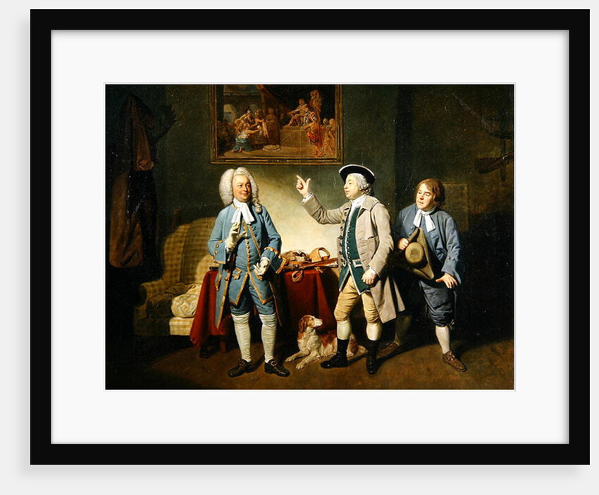 Edward Shuter, John Beard and John Dunstall in Isaac Bickerstaffe's 'Love in a Village', 1767 by Johann Zoffany