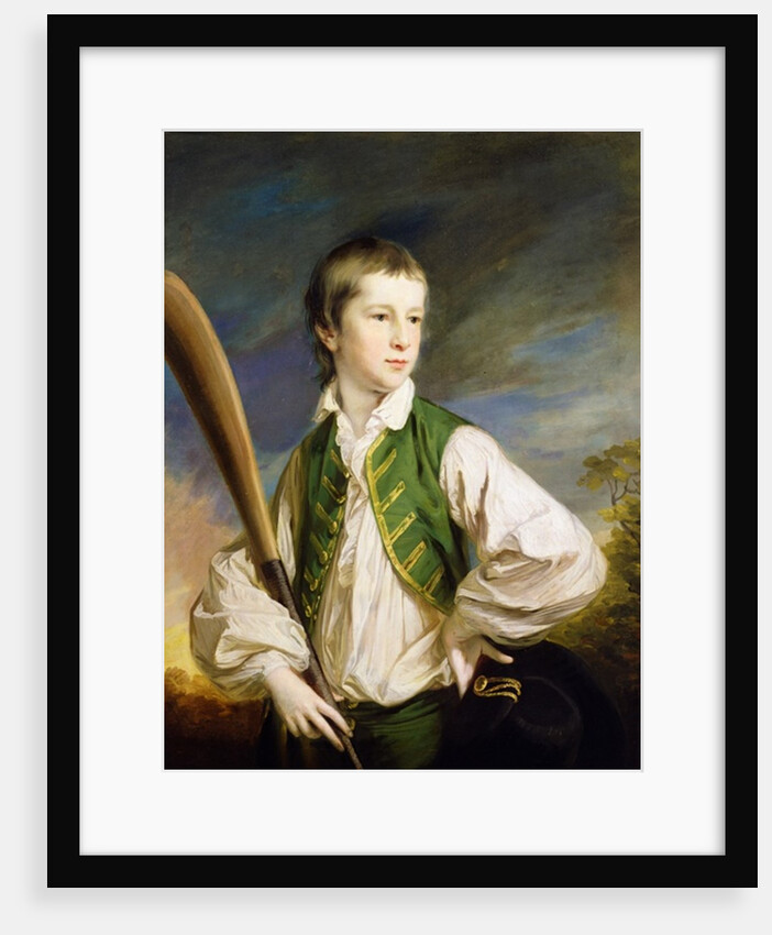 Charles Collyer as a boy, with a cricket bat, 1766 by Francis Cotes