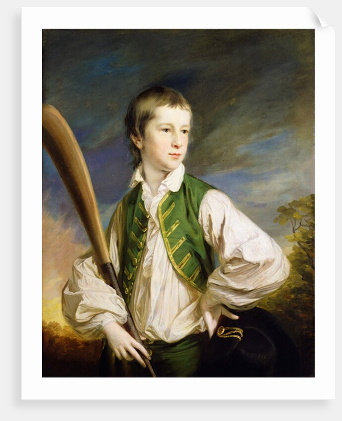 Charles Collyer as a boy, with a cricket bat, 1766 by Francis Cotes