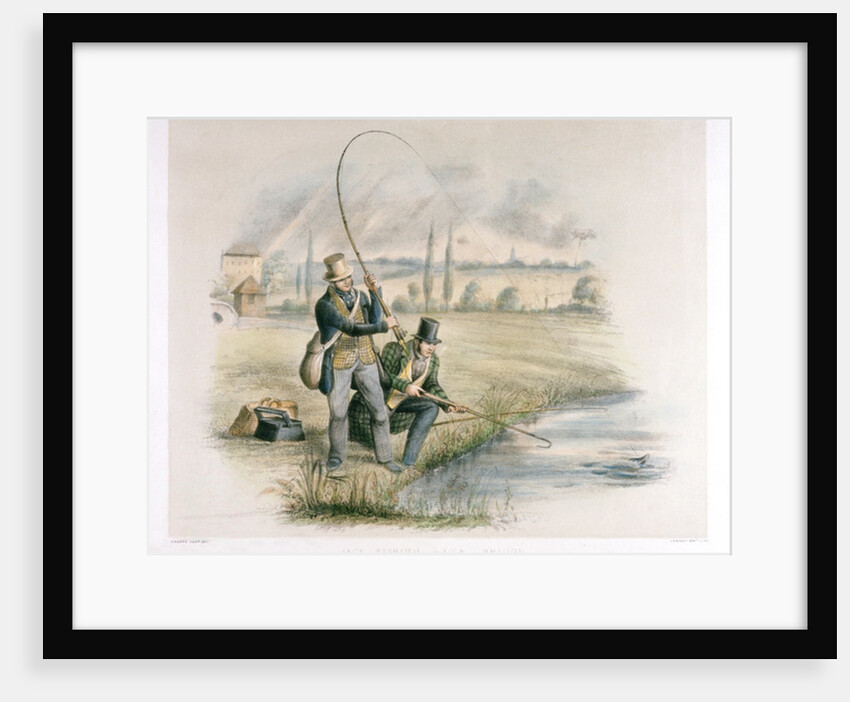 Jack Fishing, Lea Bridge by Henry Heath
