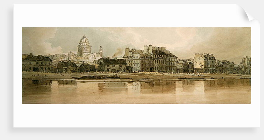 View of the Pantheon taken from the Arsenal, 1802 by Thomas Girtin