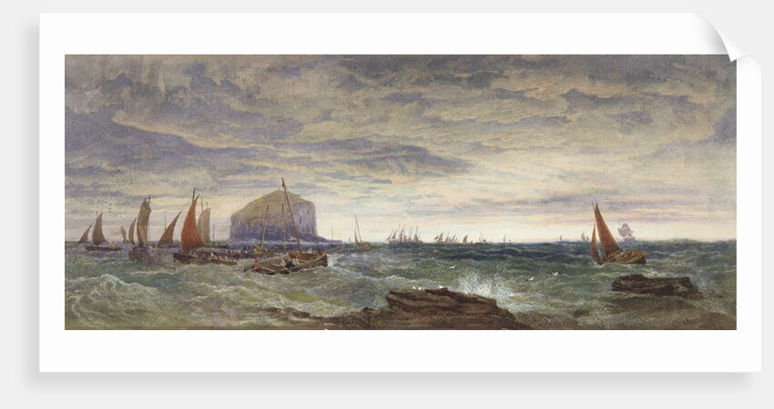 The Bass Rock at Dawn, 1855 by Edward Duncan