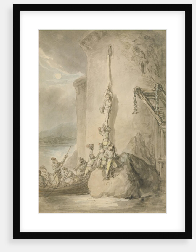 A Military Escapade, c.1794 by Thomas Rowlandson