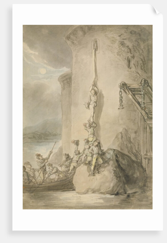 A Military Escapade, c.1794 by Thomas Rowlandson