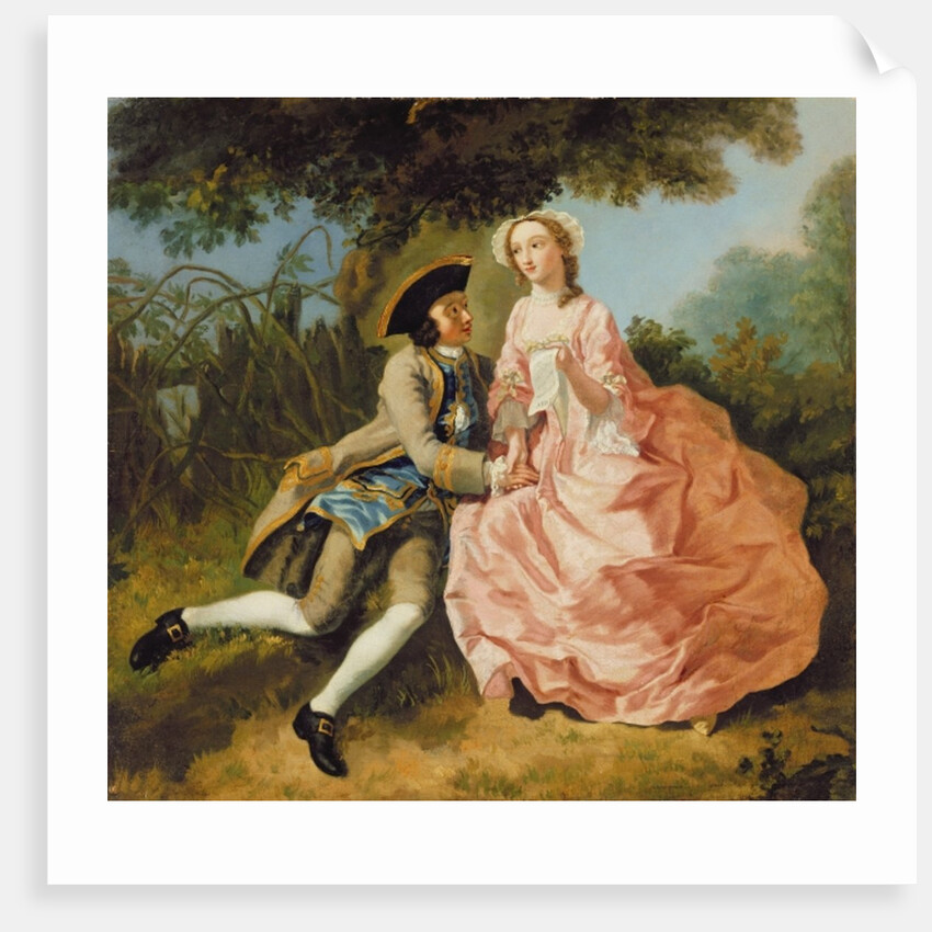 Lovers in a landscape, c.1740 by Pieter Jan van Reysschoot