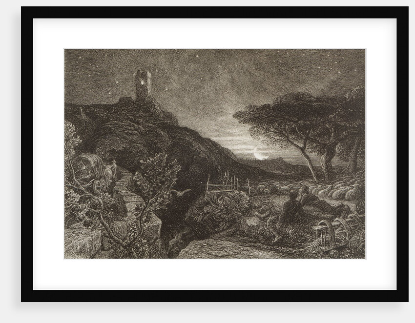 The Lonely Tower, 1879 by Samuel Palmer