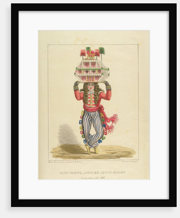 Jaw-Bone, or House John-Canoe, plate 3 from 'Sketches of Character...', 1838 by Isaac Mendes Belisario