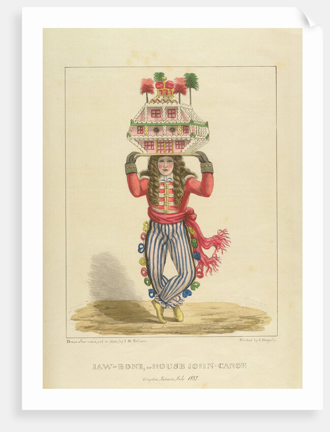 Jaw-Bone, or House John-Canoe, plate 3 from 'Sketches of Character...', 1838 by Isaac Mendes Belisario