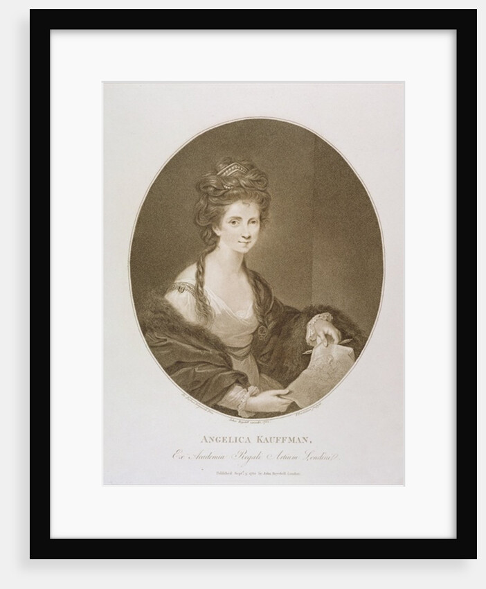 Angelica Kauffman, after Reynolds, 1780 by Francesco Bartolozzi