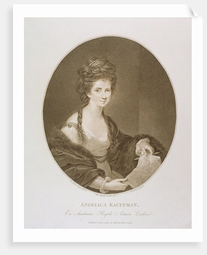 Angelica Kauffman, after Reynolds, 1780 by Francesco Bartolozzi
