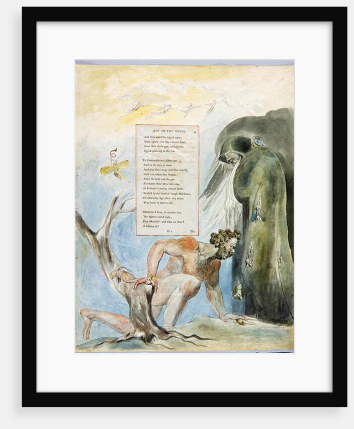 Ode on the Spring, design 5 for 'The Poems of Thomas Gray', 1797-98 by William Blake