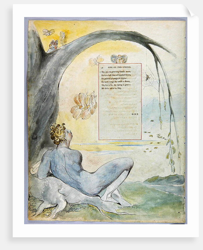 Ode on the Spring, design 6 for 'The Poems of Thomas Gray', 1797-98 by William Blake