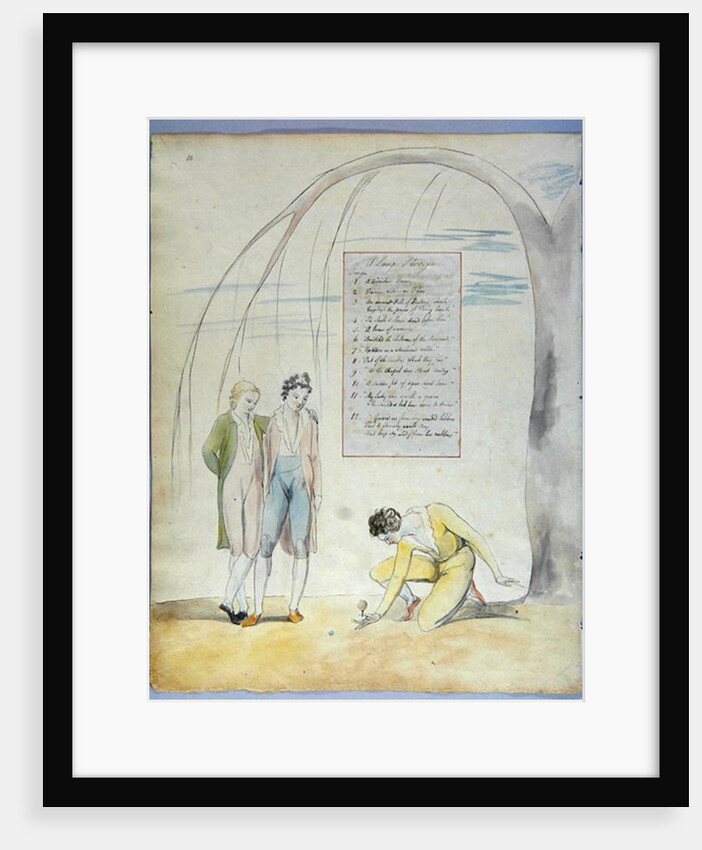 A Long Story, design 22 for 'The Poems of Thomas Gray', 1797-98 by William Blake