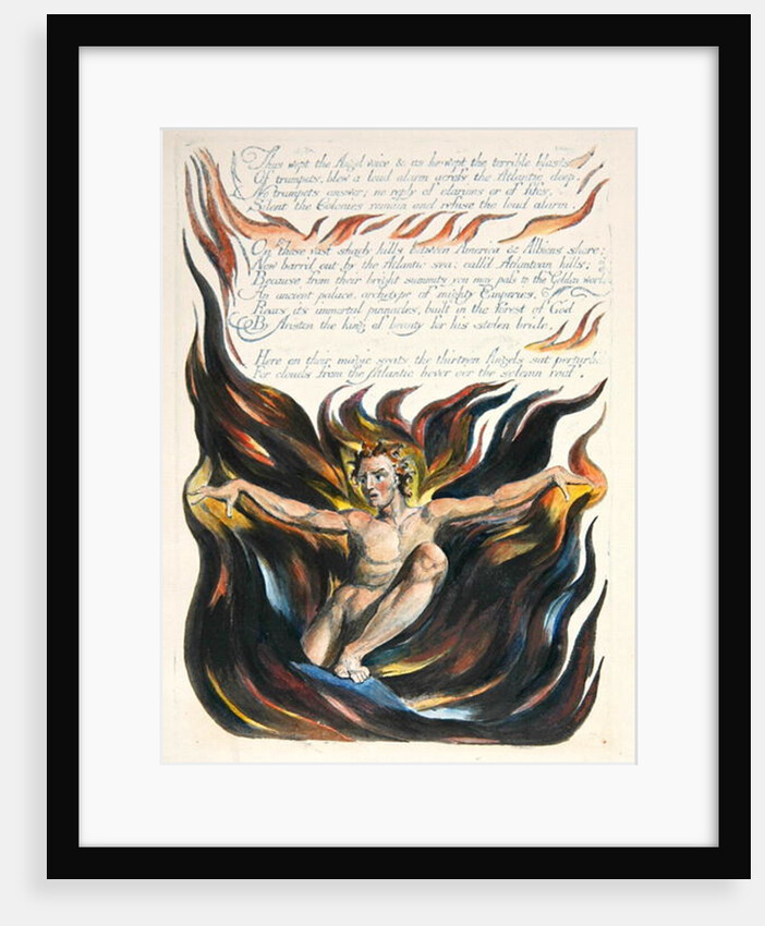 Thus wept the Angel voice... by William Blake