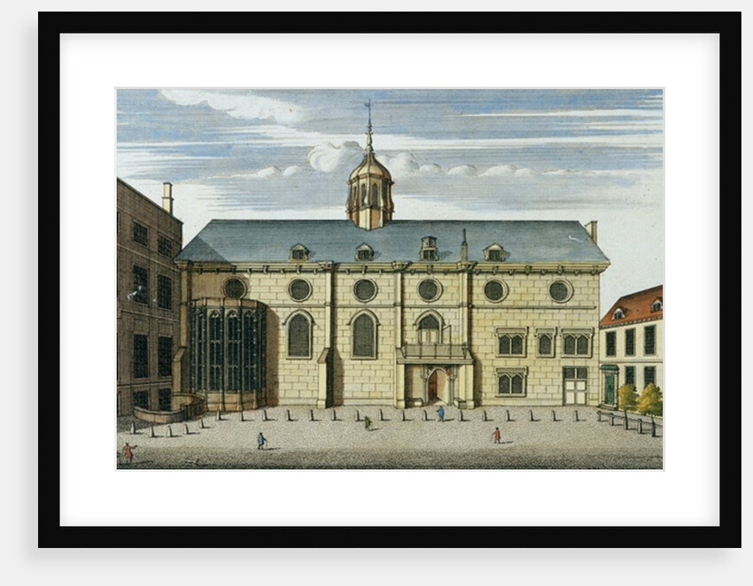 Premier Map of London and Suburbs: The Bank of England in ye Poultry, 1724 by English School