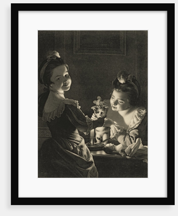 Miss Kitty Dressing, 1781 by Joseph Wright of Derby