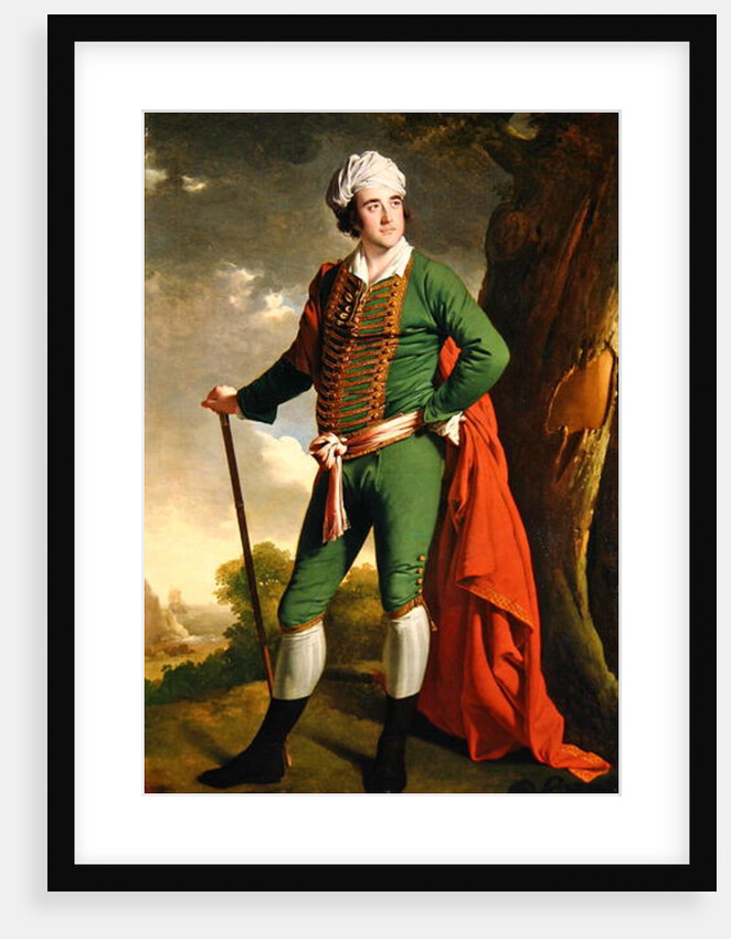 Portrait of a man, known as the 'Indian Captain', c.1767 by Joseph Wright of Derby