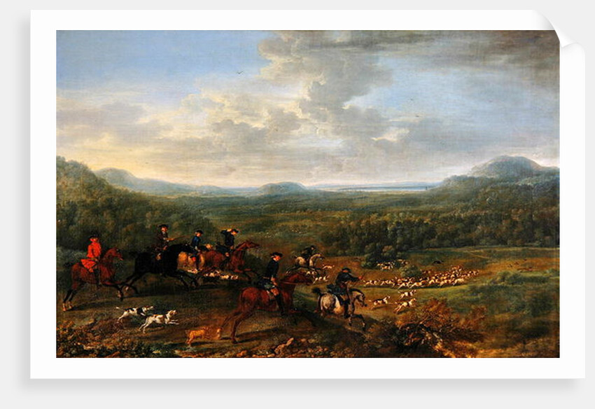 A Fox Hunt, c.1730-40 by John Wootton