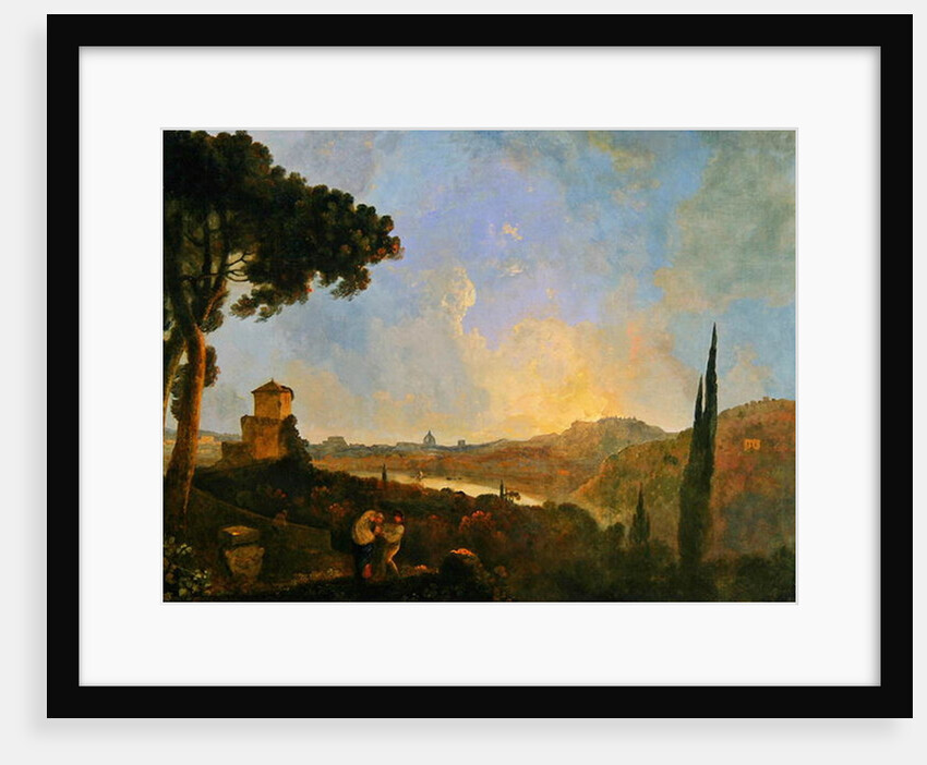 A View of the Tiber with Rome in the Distance, c.1770-80 by Richard Wilson