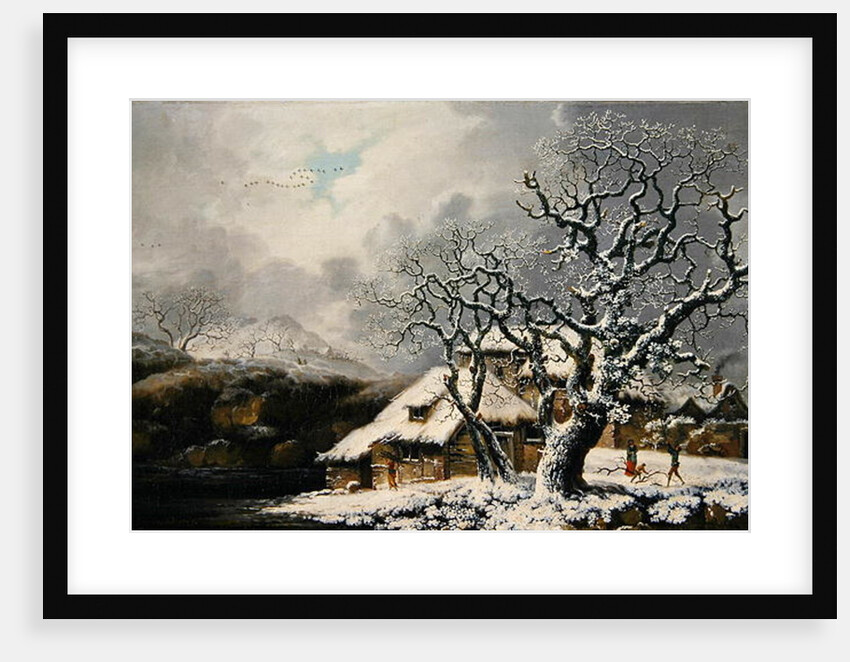 A Winter Landscape, 1752 by George of Chichester Smith