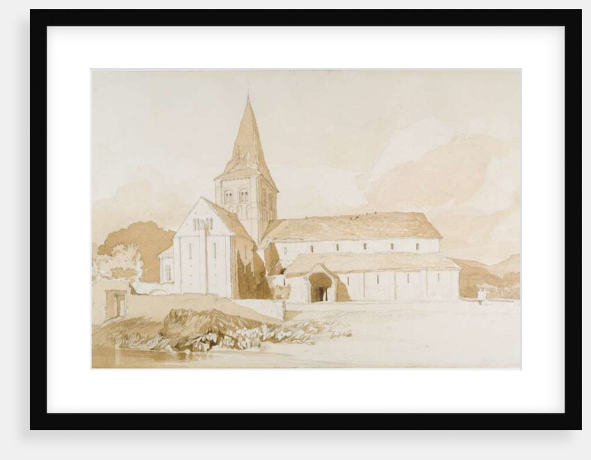 Notre Dame sur l'Eau, Domfront, Normandy, c.1820 by John Sell Cotman