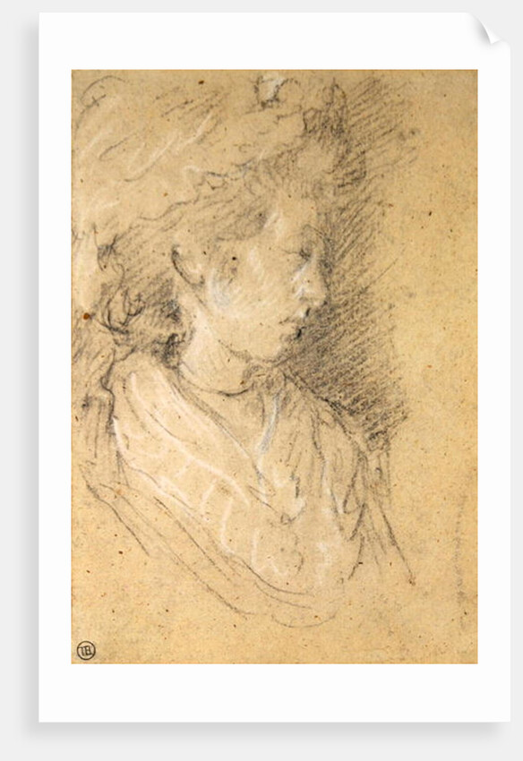 Study of a woman in a Mob Cap by Engraved by Luigi Schiavonetti