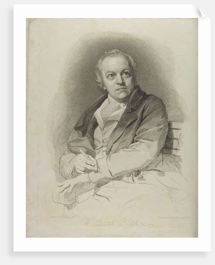 Portrait of William Blake by Thomas Phillips
