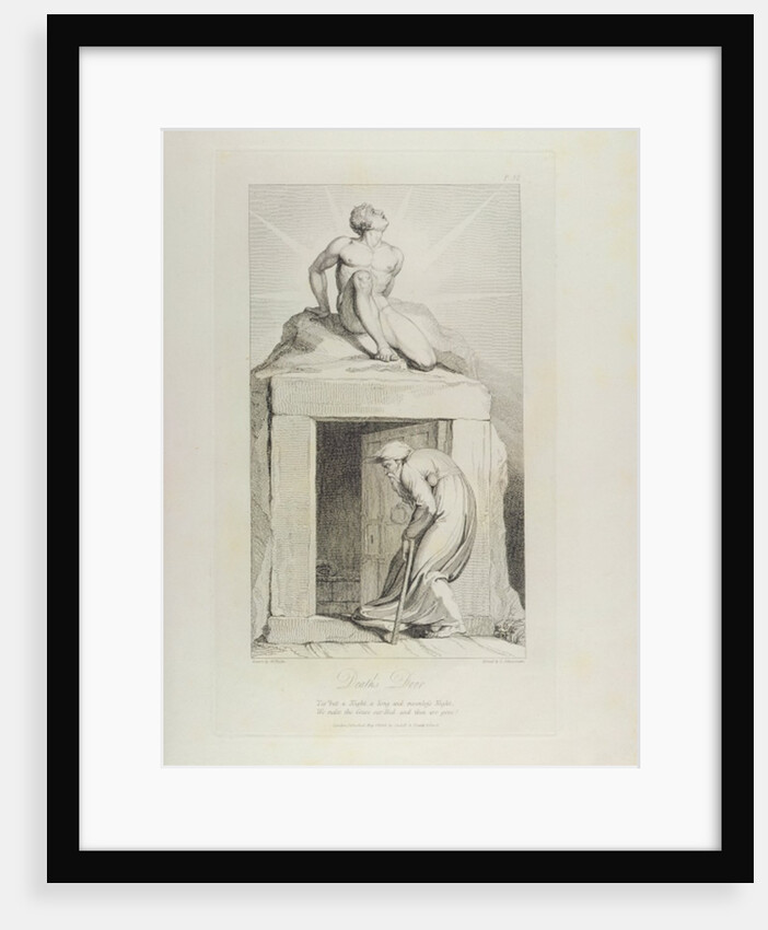 Death's Door, pl.12 by William Blake (after)