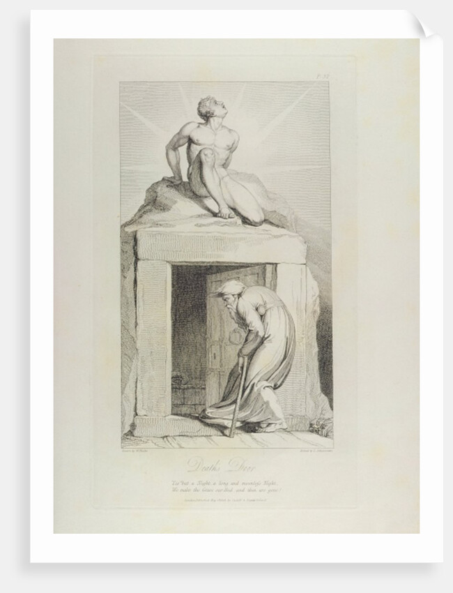 Death's Door, pl.12 by William Blake (after)