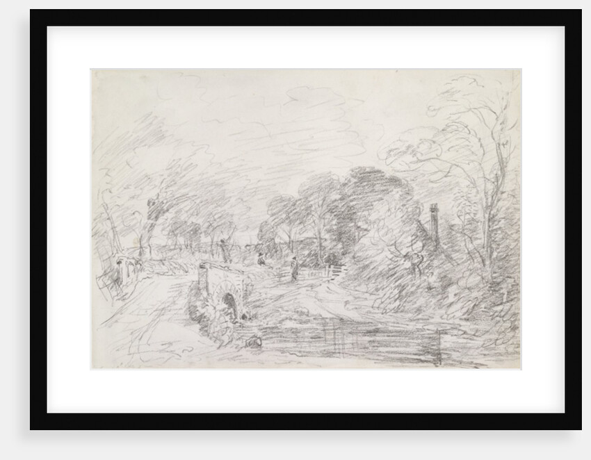 A Bridge near Salisbury Court, c.1829 by John Constable