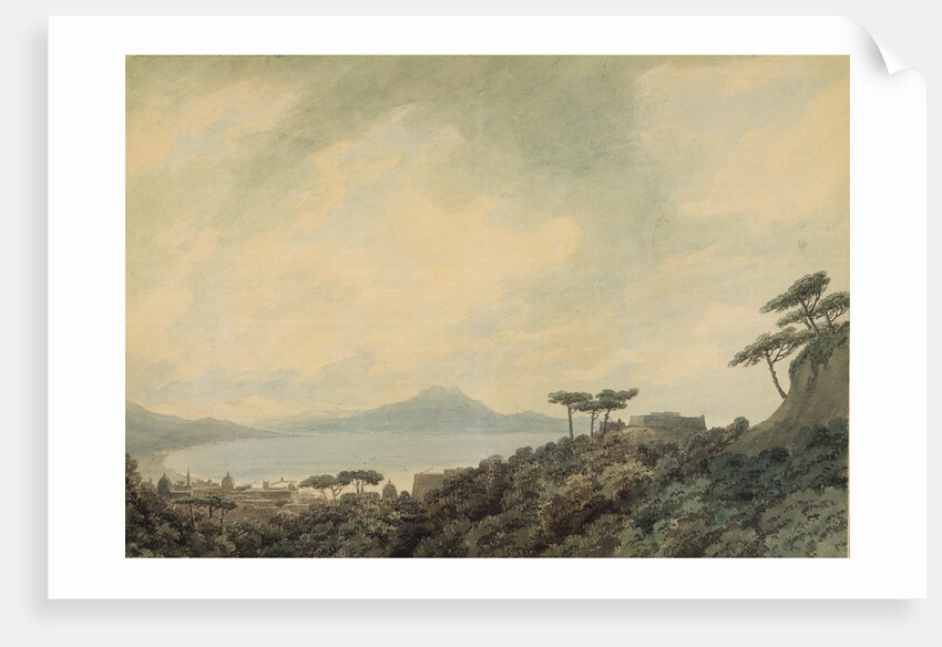 Bay of Naples from Capodimonte, 1790 by John Robert Cozens