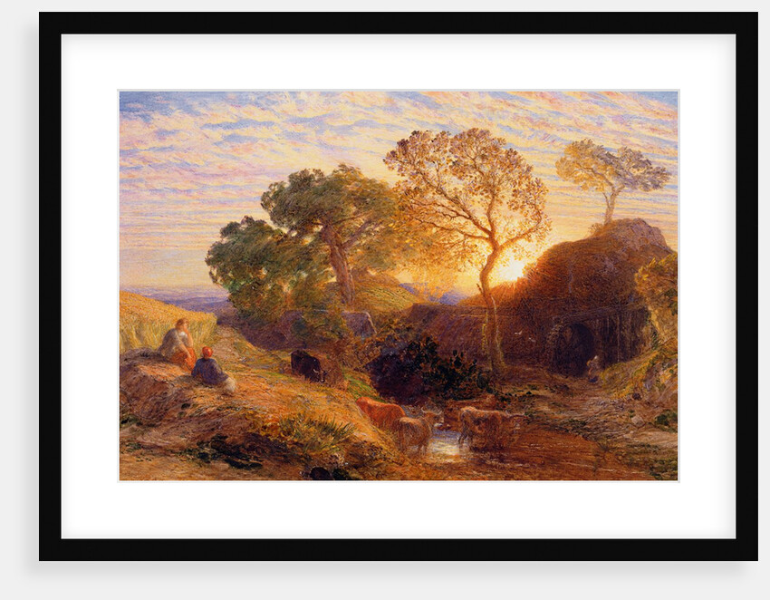 Sunset, c.1861 by Samuel Palmer