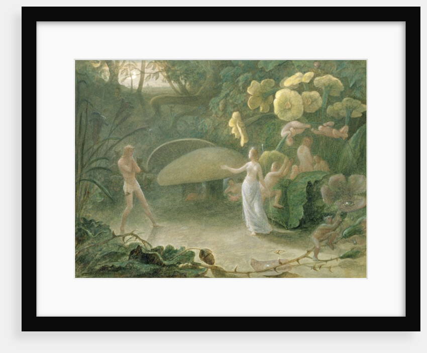 Oberon and Titania, A Midsummer Night's Dream, Act II, Scene I, by William Shakespeare, 1837 by Francis Danby