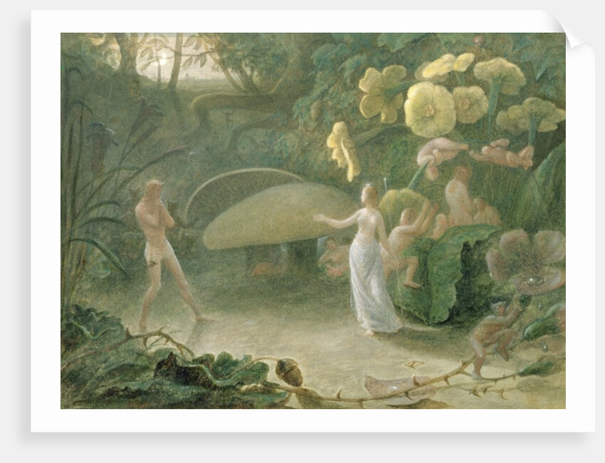 Oberon and Titania, A Midsummer Night's Dream, Act II, Scene I, by William Shakespeare, 1837 by Francis Danby