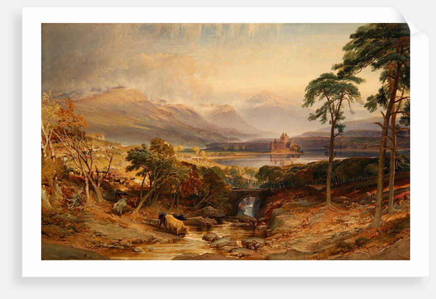 Kilchurn Castle, Argyllshire, 1865 by William Leighton Leitch