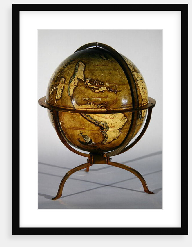 Terrestrial Globe, one of a pair known as the 'Brixen' globes, c.1522 by Martin  Waldsemuller