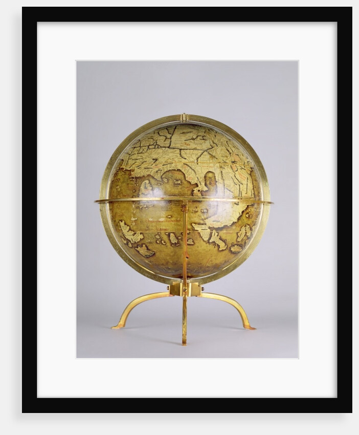Terrestrial Globe, one of a pair known as the 'Brixen' globes, c.1522 by Martin Waldsemuller (after)