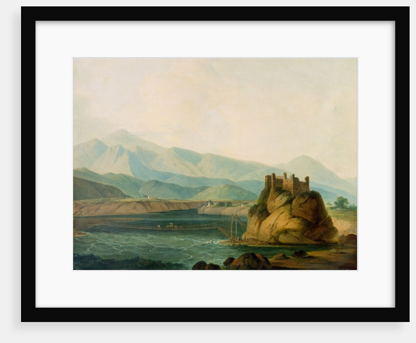 The Rope Bridge at Serinagur, c.1800 by Thomas Daniell
