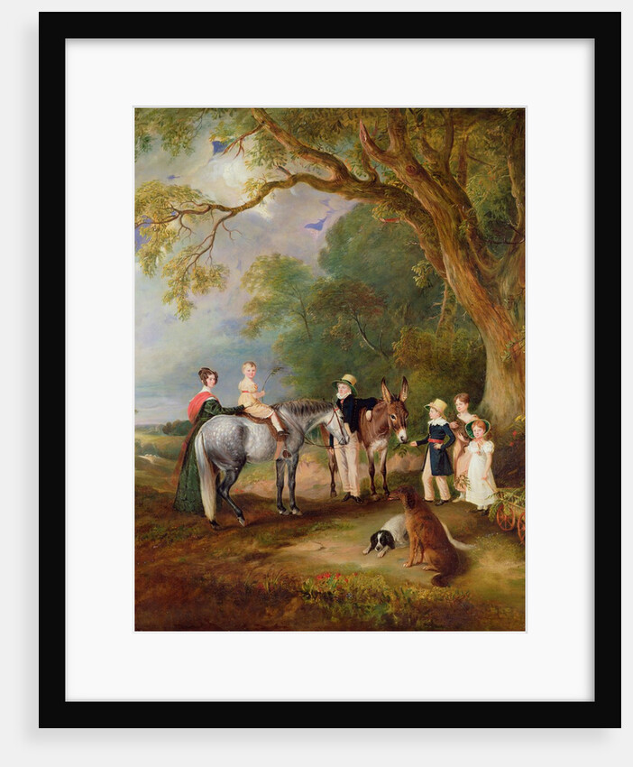 Miss Catherine Herrick with her Nieces and Nephews, the Five Elder Children of the Rev. and Mrs Henry Palmer, 1827 by John E. Ferneley