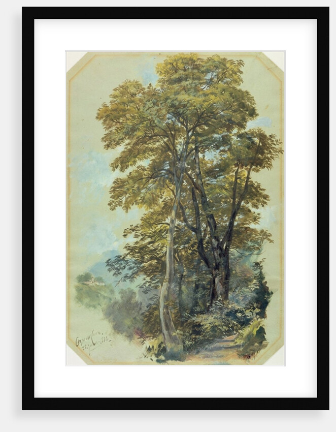 Edward Lear, Corpo di Cava, 28 June, 1838 by Edward Lear