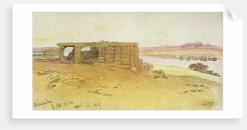 Amada, 6:50am, 12 February 1867 by Edward Lear