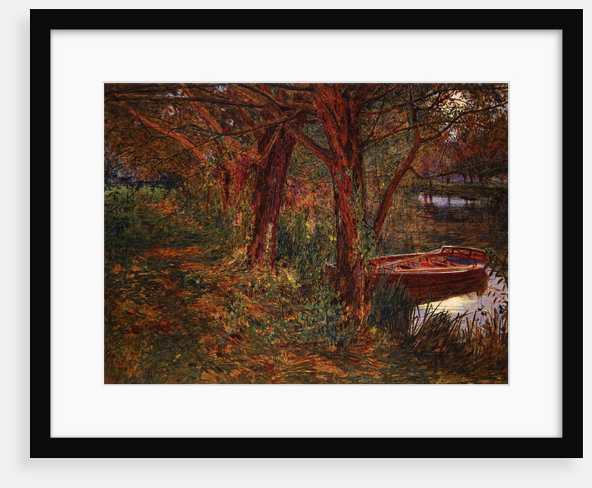 The River at Dusk by Albert Goodwin