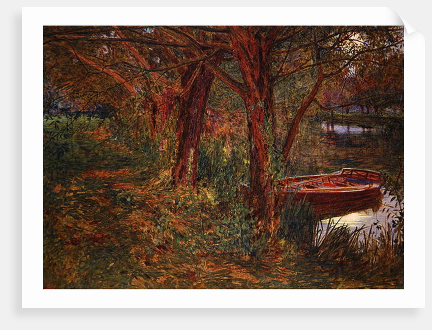 The River at Dusk by Albert Goodwin