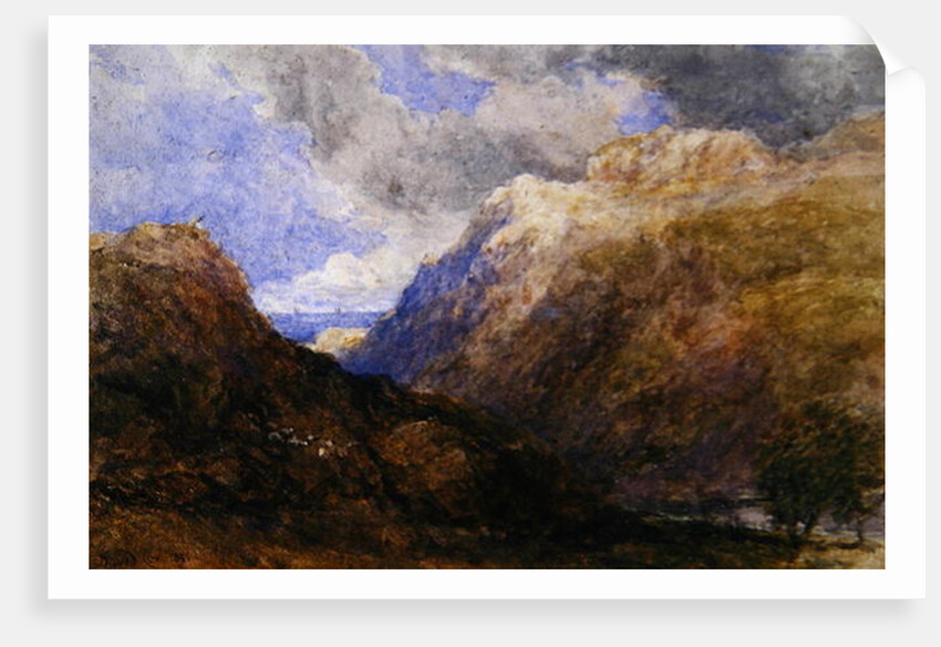 Penmanmawr, 1855 by David Cox