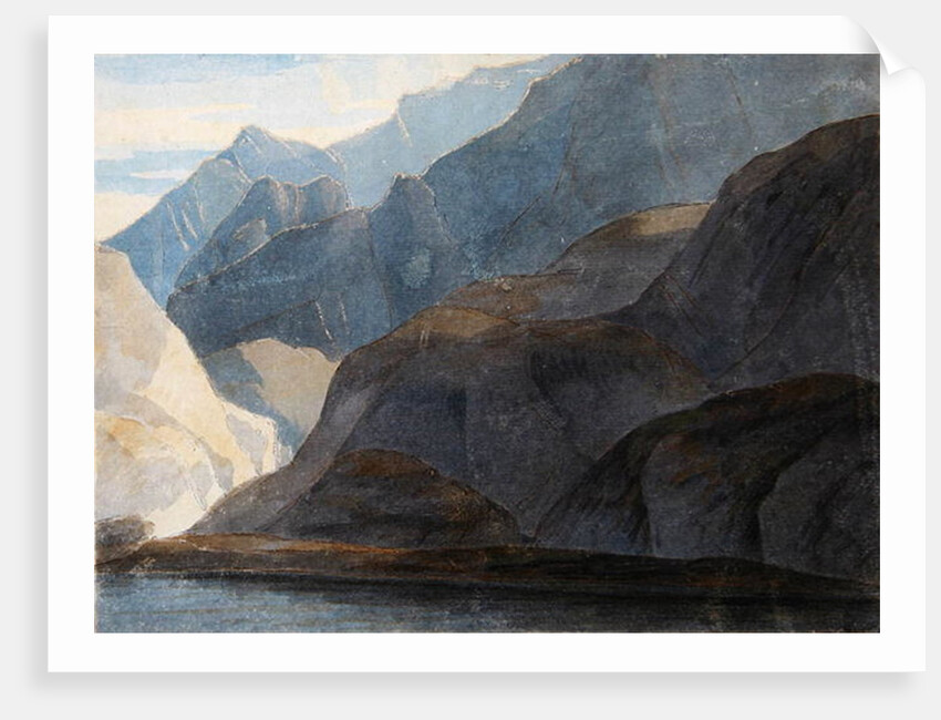 On the Lake Como, 1781 by Francis Towne