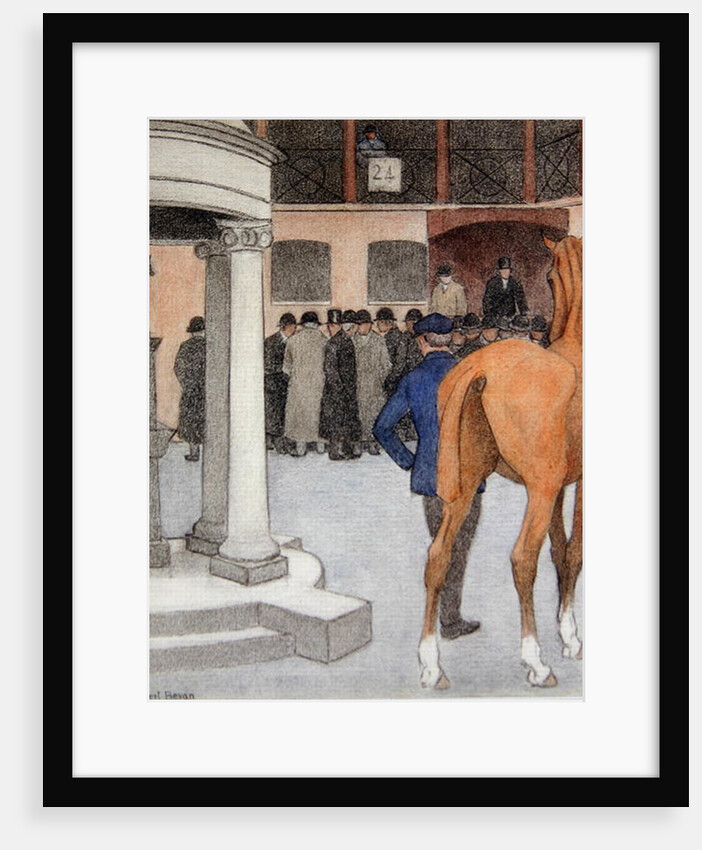 The Bayhorse, Tattersalls, 1921 by Robert Polhill Bevan
