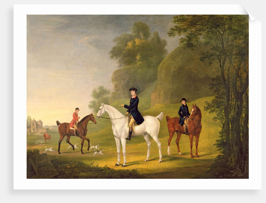 Lord Bulkeley and his Harriers, his huntsman John Wells and Whipper-In R. Jennings, 1773 by Francis Sartorius